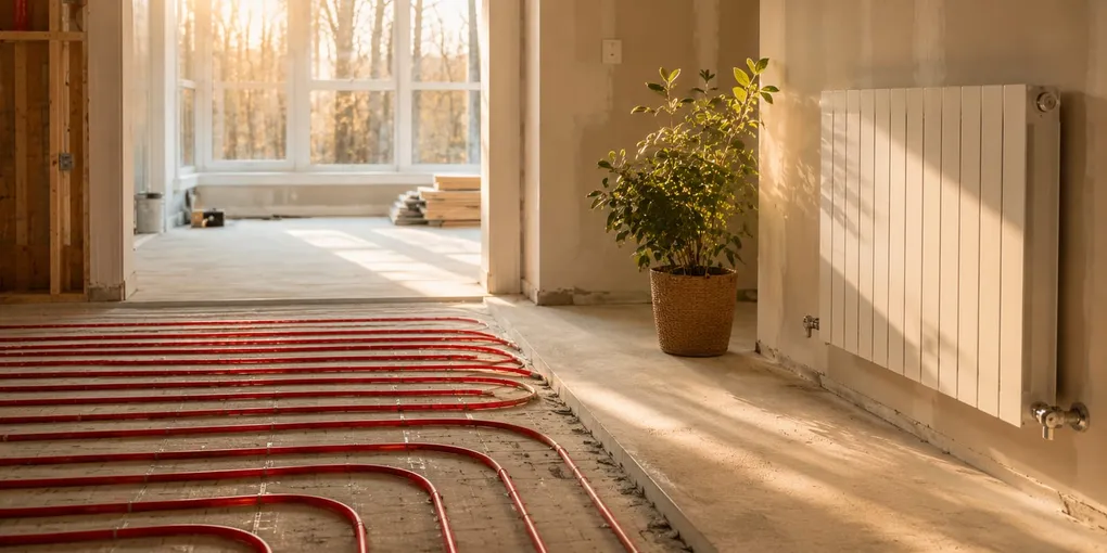 Heat Pump with Radiant Floor vs Radiators: Which Performs Best